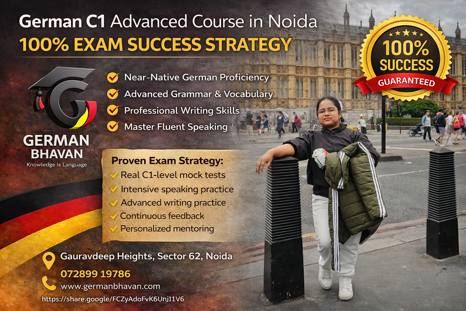 German C1 Advanced Course in Noida – 100% Exam Success Strategy